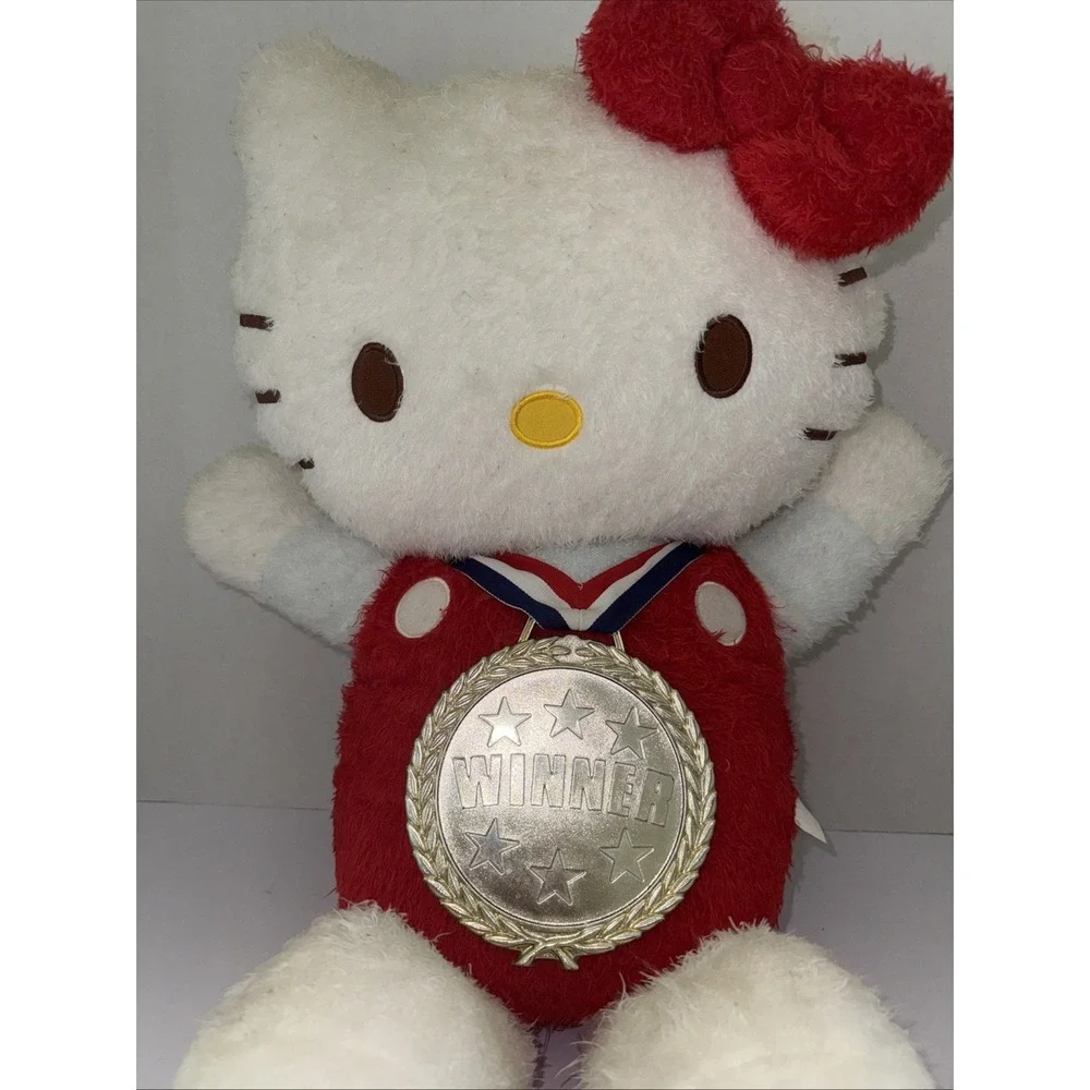 Hello Kitty Team USA Olympian plush toy by Sanrio  2005 Very Rare Large 24